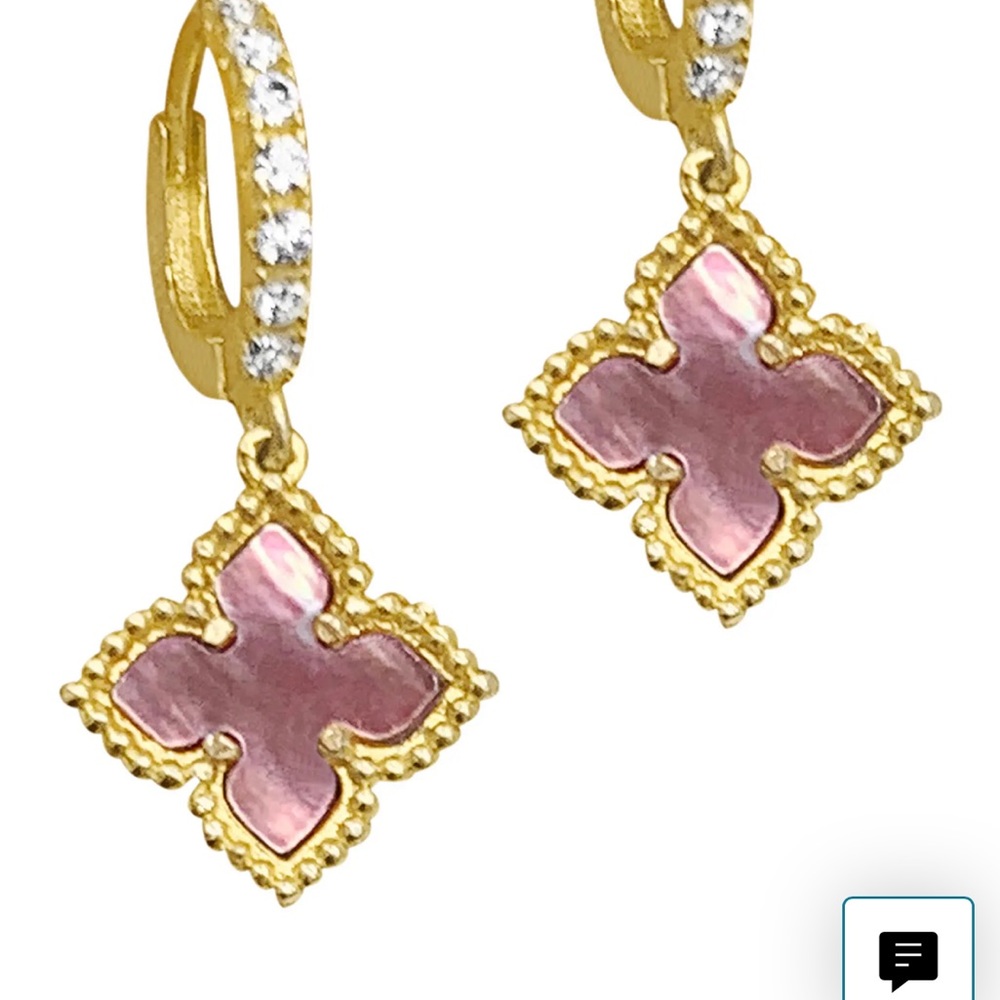 Pink Mother of Pearl earrings